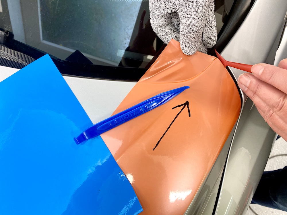 afwerktechniek carwrap