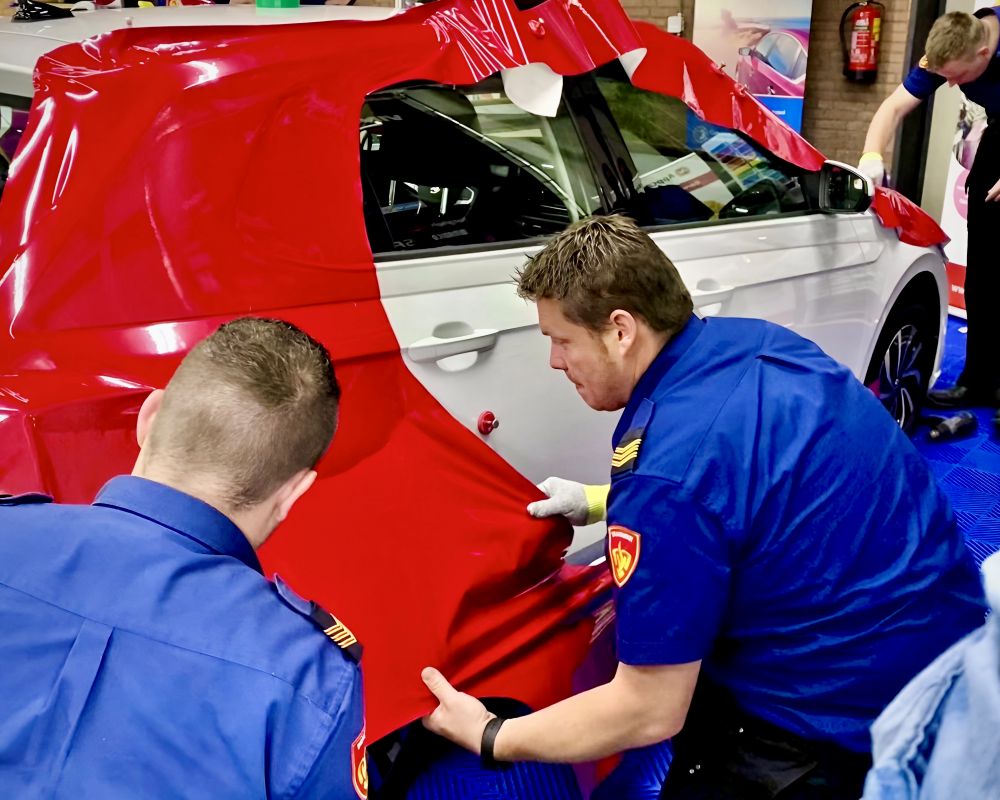 Carwrap advanced cursisten wrappen auto