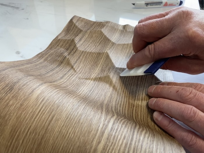 3d paneel wrappen Appcademy training interieurfolie