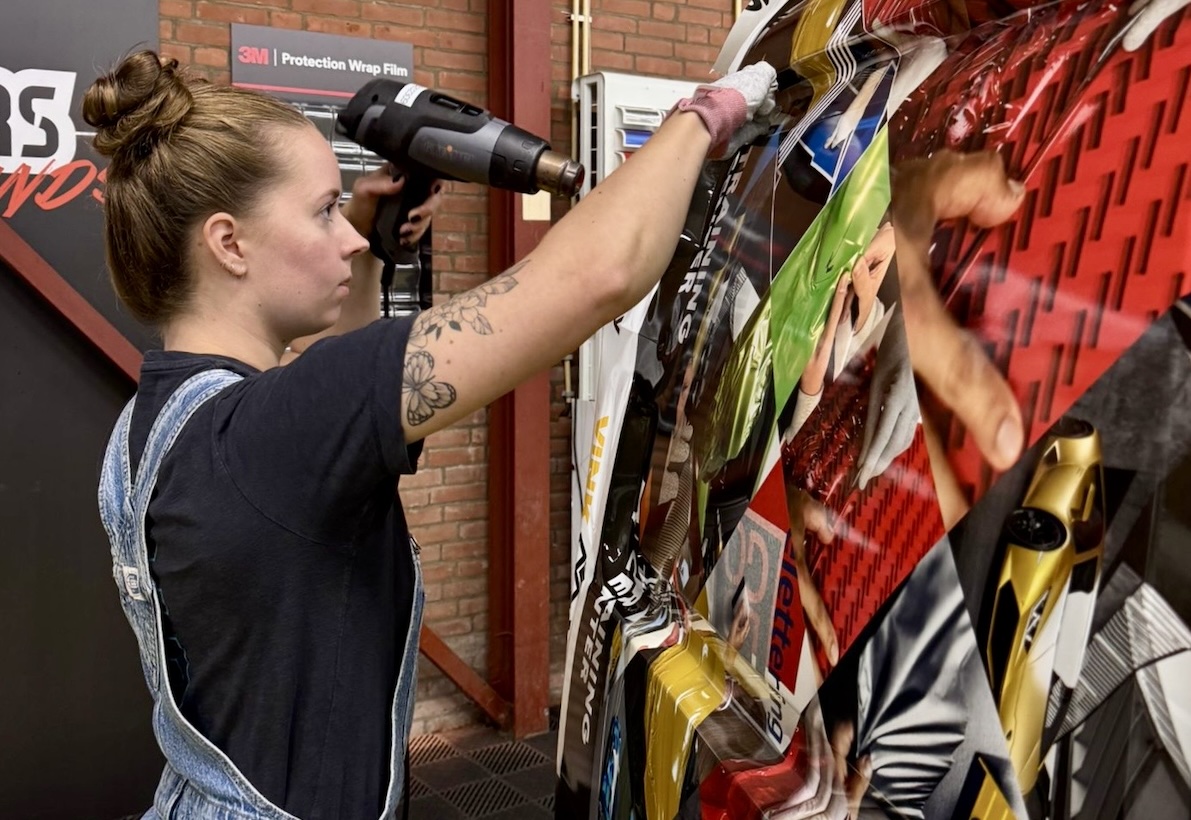 printfolie wrappen door profiel